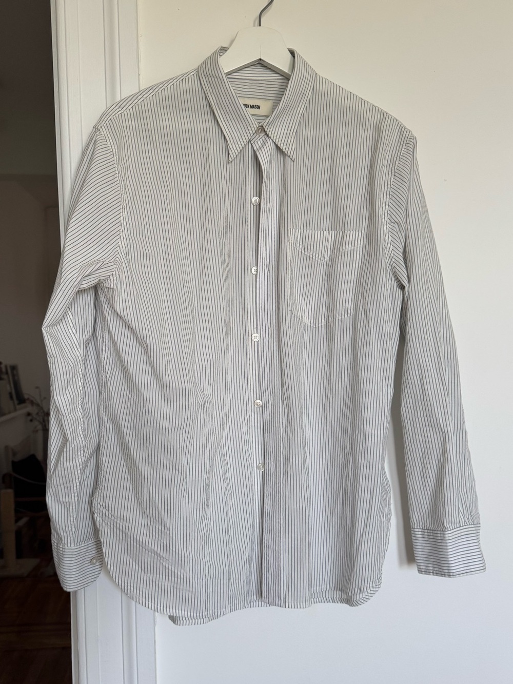 Buck Mason Striped Button-Down Shirt - Picture 2 of 7